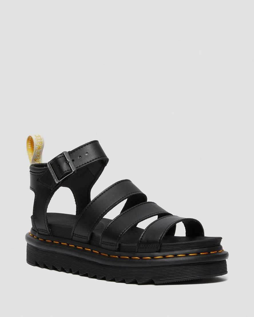 Dr. Martens Vegan Blaire Felix Gladiator Sandaler Dame Svart [6210NZXHS]